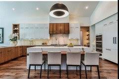 marble countertop in kris jenner's kitchen?