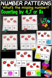 Number Patterns Math Center Activities Math Activities Elementary Kindergarten Math Activities