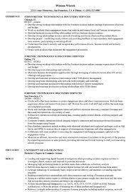 & discovery services resume samples