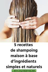 5 Recettes De Shampoing Maison A Base D Ingredients Simples Et Naturels En 2020 Shampoing Maison Shampoing Cheveux Secs Shampoing Fait Maison