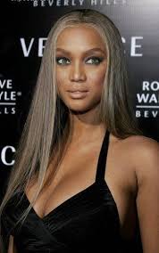 She's gone from dark and long to blunt bangs, to chic lob, to pixie, and lastly, to pink hair — all in the span of a couple years. Pin By Amy Lepper On Models Tyra Banks Hair Tyra Beauty Tyra Banks Bikini