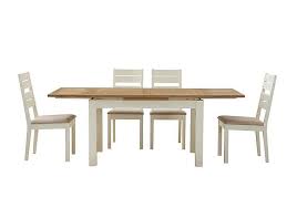 Compton Extending Dining Table And 4 Slatted Back Chairs Extendable Dining Table Furniture Village Dining Table