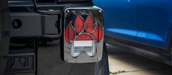 2007 18 Jeep Wrangler Jk Jku Paw Print Tail Light Covers Stainles American Car Craft