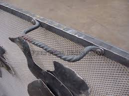 Pilgrim and napa forge fireplace screens. Perpetua Iron Firescreens