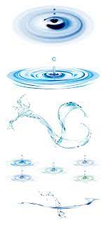 水が水面に落ちた無料イラスト 水の絵 水イラスト 波 イラスト
