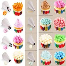 Stainless Steel Icing Piping Nozzle Tip Sugarcraft Cake Decorating Baking Tools Cupcake Decorating Tips Creative Cake Decorating Piping Icing