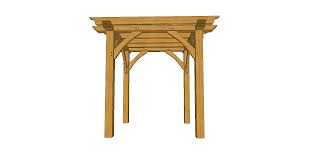 Solid Wood Pergola 2x2m Sklep Szkieletowka