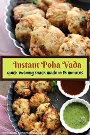 Instant Poha Vada Recipe Aval Vada Quick Evening Snack Recipe Easy Evening Snacks Evening Snacks Vegetarian Snacks