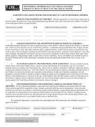 lifetime waiver fill