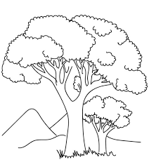 These printable coloring pages are easy to print, color, and turn into colorful masterpieces! Top 25 Tree Coloring Pages For Your Little Ones