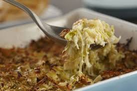 Easy Brussels Sprouts Casserole Recipe Brussel Sprouts Veggie Dishes Kraft Recipes