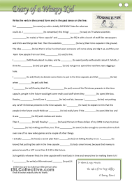 Open The Brackets And Use The Past Perfect Tense Diary Of A Wimpy Kid Fill In Missing Verbs In The Past Tense Wimpy Kid Kids Book Club Wimpy Kid Books