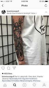 Pans Labyrinth Tattoo By Sean Arnold Tattoos Labyrinth Tattoo Gorgeous Tattoos