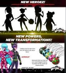 Il sort de l'écran, passe du film en noir et blanc au monde en couleurs et l'entraîne dans une aventure aux rebondissements. Silhouettes Of The New Miraculous Holders Miraculousladybug