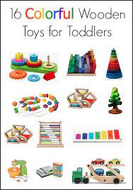 Simply indulging them with a special treat? Gift Ideas For Toddlers 16 Colorful Toys Made From Wood Buggy And Buddy