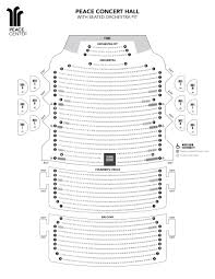 Uncommon Peace Concert Hall Seating Chart 2019