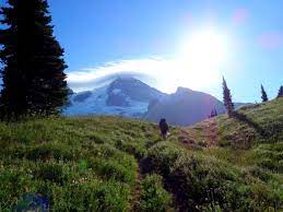 The wonderland trail measures in somewhere around 93 miles. 93 Miles Around Mount Rainier How To Thru Hike The Wonderland Trail