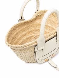 Birkin's beloved basket was as much an emblem of her je ne sais quoi insouciance as it was a study in practicality. Shop Chloe Marcie Woven Basket Bag With Express Delivery Farfetch
