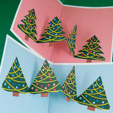 Fold each section along the dotted line. How To Make Christmas Pop Up Cards Pop Up Cards Aunt Annie S Crafts