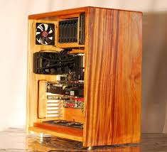 Solid Mahogony Wood Pc Case Wood Computer Case Pc Cases Diy Computer Case