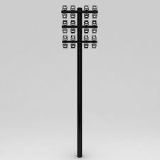 Stadium Flood Lights 3d Model 11 Fbx Obj Max Free3d