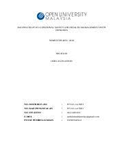 Sekiranya maklumat ohd tidak terpapar disenarai semakan kompetensi, ohd dimohon untuk mengemelkan salinan sijil kelulusan ohd ke alamat emel ini dilindungi dari spambot. Aizuddin Assingment Legislation Bachelor Of Occupational Safety And Health Management With Honours Semester Mei 2019 Xblr3103 Osh Legislation No Course Hero
