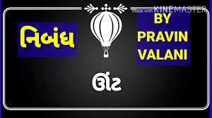 The feet very wide it prevents it from sinking in the sand. Essay On Camel In Gujarati àªŠ àªŸ àªµ àª¶ àª¨ àª¬ àª§ àªŠ àªŸ àªµ àª¶ àª® àª¹ àª¤ Essay On Camel Youtube