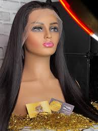 Raw Virgin human hair Lace Frontal Wig