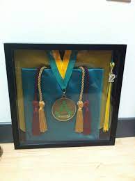 Graduation Shadow Box I Need To Do This With My Hs Stuff Shadow Box Graduation Graduation Frame Graduation Display