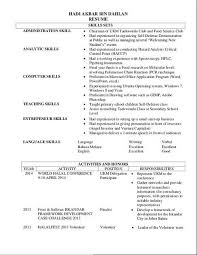It can be a re. Example Resume For Food Industry Resume Tool Examples