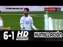 About press copyright contact us creators advertise developers terms privacy policy & safety how youtube works test new features press copyright contact us creators. Espana Vs Argentina 6 1 Resumen Goleada Amistoso Internacional Friendly Match 2018 Youtube