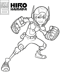 The three primary colors are red, blue, and yellow. Big Hero Six Coloring Pages Coloring Home