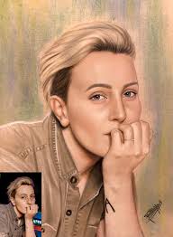 Portrait in pastel (Commissioned)