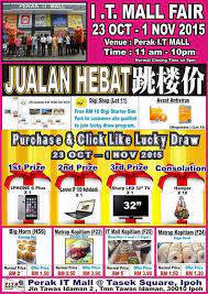 This is a list of shopping malls in malaysia. Perak It Mall Fair From Emily To You