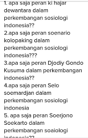 Check spelling or type a new query. Pertanyaan Tentang Ki Hajar Dewantara Dalam Bahasa Inggris