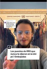 Replying to @Marlene West si estás buscando trabajo en Relaciones  Internacionales estos son los puestos que nunca te contaron en la  Universidad #relacionesinternacionales #rrii #ri #diplomacia ...