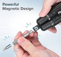 Amazon.com: PECHAM 3.6V 2000mAh Cordless Screwdriver,Electric  Screwdriver,350 RPM&5 Torque 5Nm,TYPE-C Charging, 8 Pcs Bits for Home  Repairs,Portable ...