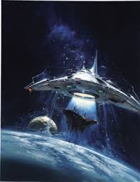 Infinite Worlds The Fantastic Visions Of Science Fiction Art Vincent Di Fate Artist Fine Art Prices Auction Records For Vincent Di Fate Science Fiction Artwork Science Fiction Art Space Illustration