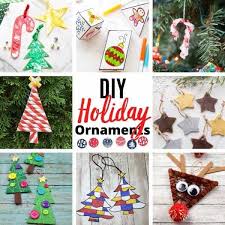 Each cut of the scissors, pull and stick of the tape pieces, and lacing of the ribbon, use muscles in your child's fingers and hands that help develop handwriting muscles and motions too! 36 Christmas Ornament Crafts For Kids Little Bins For Little Hands