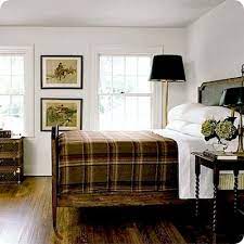 Fieldstone Hill Beautiful Ditto Plaid Bedroom Scottish Homes Elle Decor