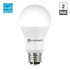 Ecosmart C5a19a100wesp06 40 60 100w Equivalent Daylight A19 3 Way Led Light Bulb 2 Pack Vip Outlet
