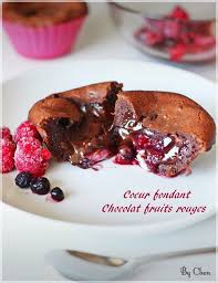 Cbon Coeur Fondant Chocolat Fruits Rouges