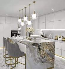 48 luxury modern dream kitchen design ideas and decor 22. 34 Lovely Luxury White Kitchen Design Ideas Looks Classy Kitchen Design Trends Modern Kitchen Design Home Decor Kitchen