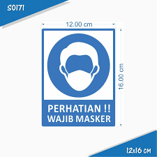 Angka 0 di bagian kedua dari masker input mengindikasikan bahwa. Odiaz Stiker Wajib Masker Sticker High Quality 171 Shopee Indonesia