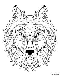 A l'origine il s'agissait d'un terme sanskrit signifiant cercle, pouvant signifier par extension. Tete De Loup Simple Loups Coloriages Difficiles Pour Adultes