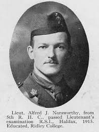Lieut Alfred James “Fred” Norsworthy (1887-1917)
