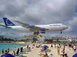 Maho Beach Corsair Plane Dream Vacation Spots Aviation Beach