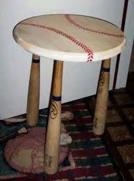 Baseball Table Great Way To Reuse Broken Bats Baseball Themed Bedroom Boy Sports Bedroom Baseball Bedroom