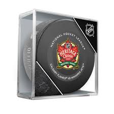 Links to calgary flames vs. Fanatics Authentic Winnipeg Jets Vs Calgary Flames Unsigned 2019 Nhl Heritage Classic Official Game Puck