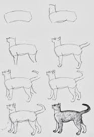 Cat Walking Cat Drawing Tutorial Animal Drawings Cat Drawing Share the best gifs now >>>. cat drawing tutorial animal drawings